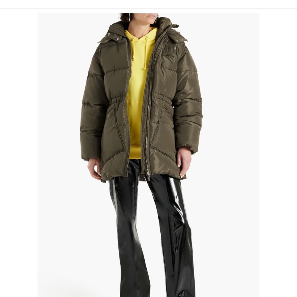 NWT Ganni Puffer Green Small/Medium - Picture 2 of 9